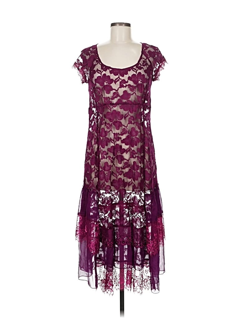 Click to view more detailed imagery on our partner's website Pre-owned Nanette Lepore Cocktail Dress In Burgundy