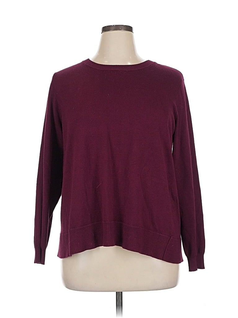 CATHERINE CATHERINE MALANDRINO Pre-owned Pullover Sweater In Burgundy