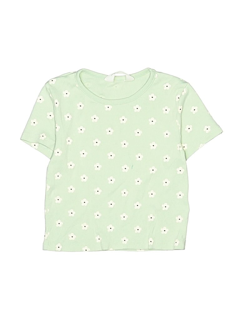 Pre-owned H&m Kids' Short Sleeve T-shirt In Green