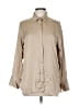Old Navy 100% Polyester Tan Gold Long Sleeve Blouse Size M - photo 1
