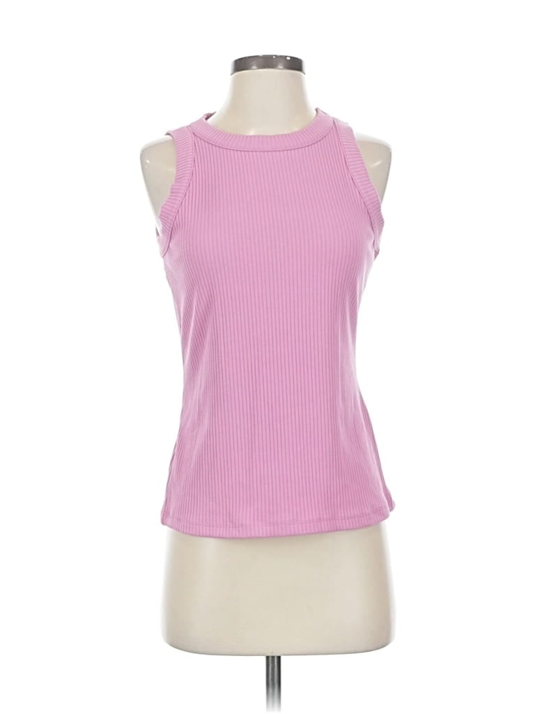 Pre-owned Inc International Concepts Tank Top Pink Halter Neckline Tops