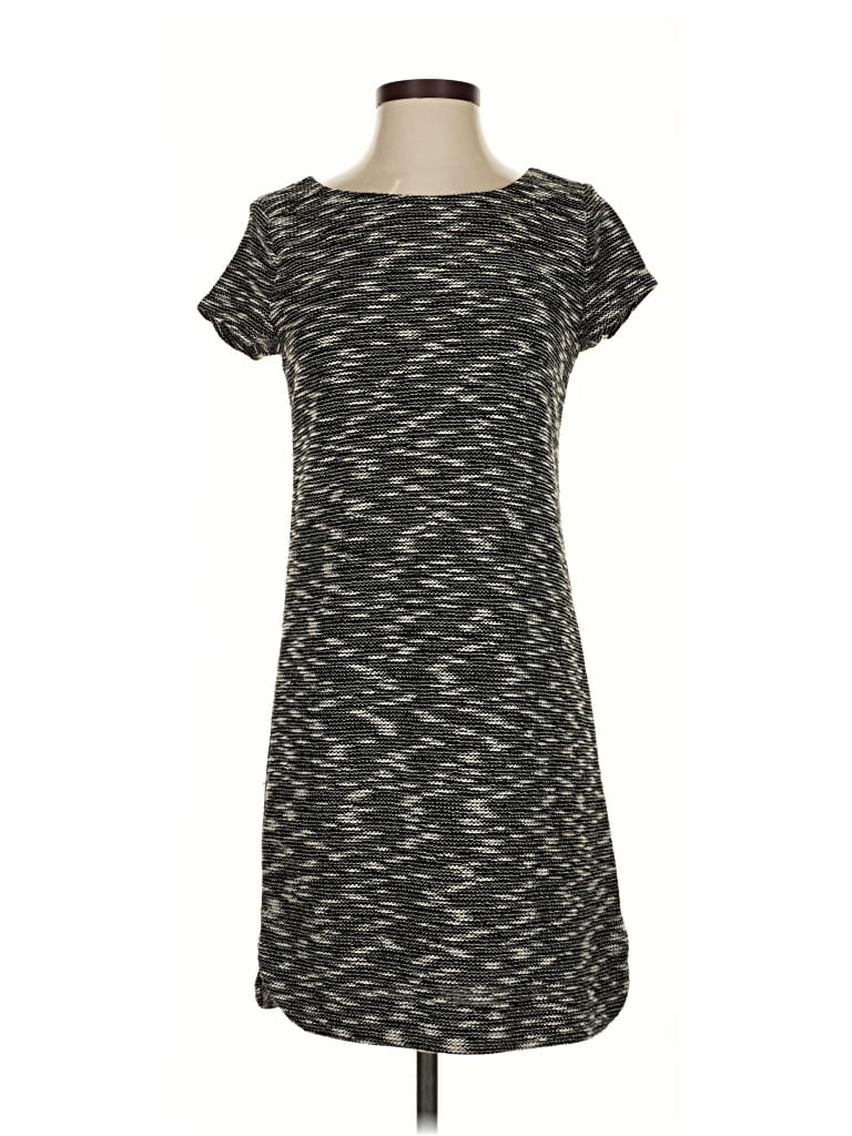Pre-owned Ann Taylor Loft Casual Dress In Gray