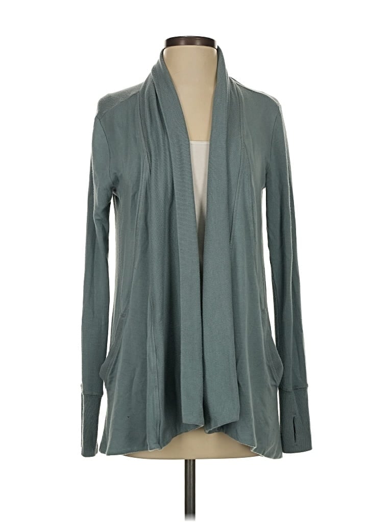 Click to view more detailed imagery on our partner's website Pre-owned Athleta Cardigan Sweater In Blue