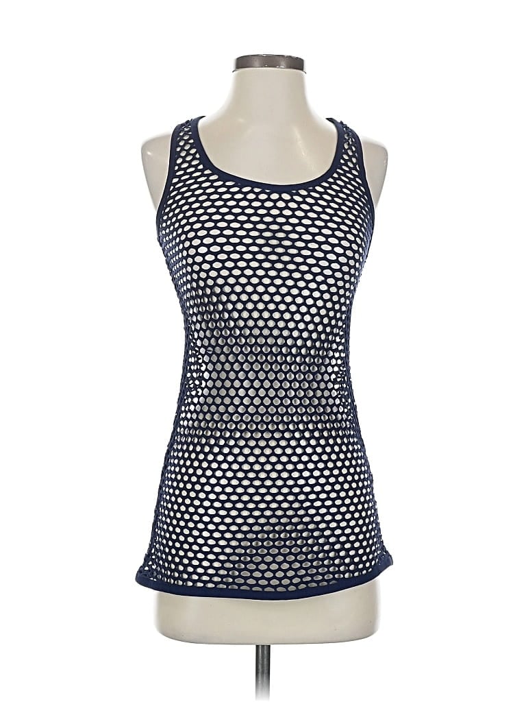 Pre-owned 90 Degree By Reflex Sleeveless Top Blue Halter Neckline Tops