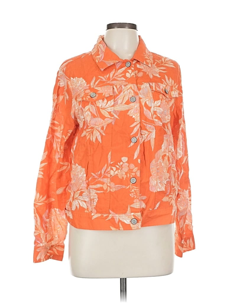 Pre-owned Cynthia Rowley Tjx Jacket In Orange