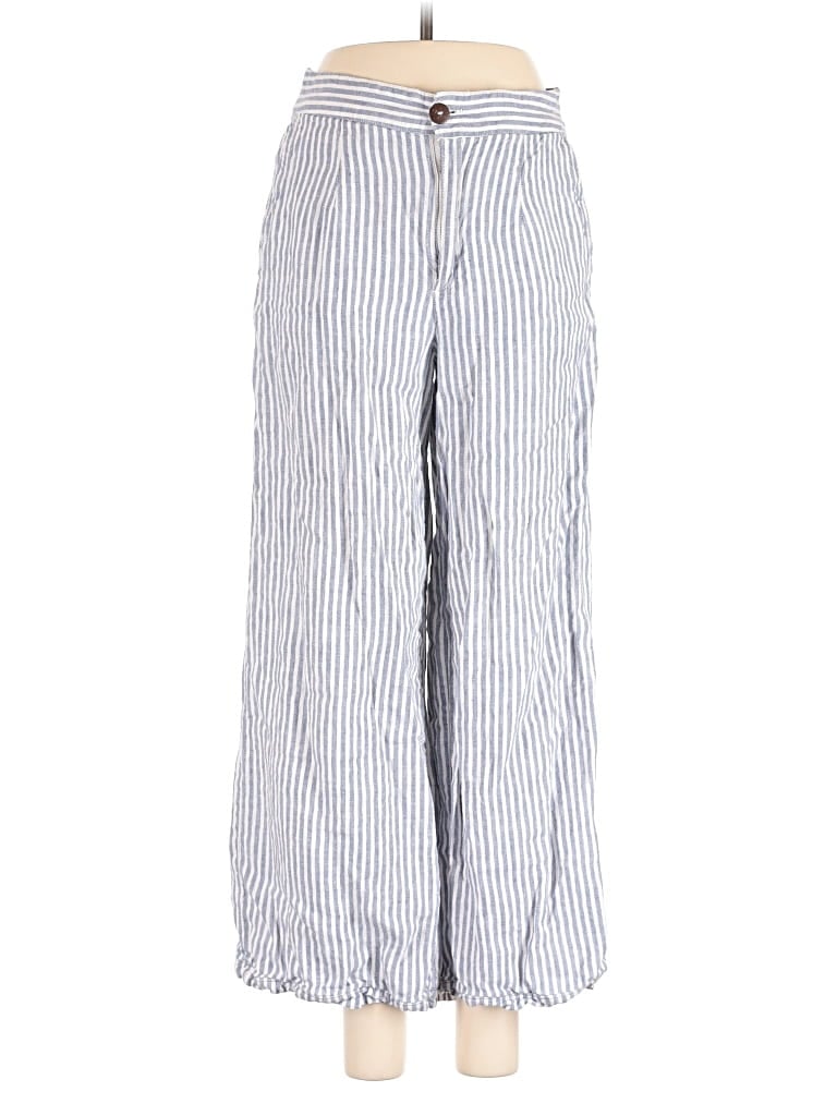 Pre-owned Tahari Linen Pants In Blue