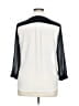 A. Byer 100% Polyester Color Block Ivory 3/4 Sleeve Blouse Size XL - photo 2