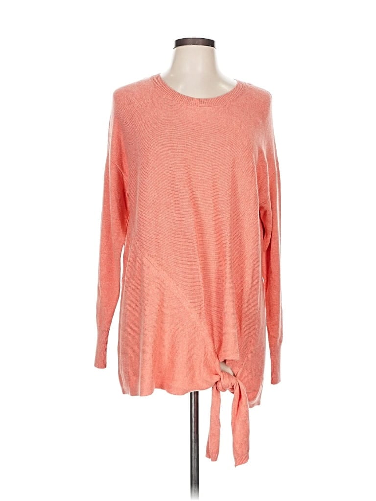 Pre-owned Ann Taylor Loft Outlet Pullover Sweater In Orange