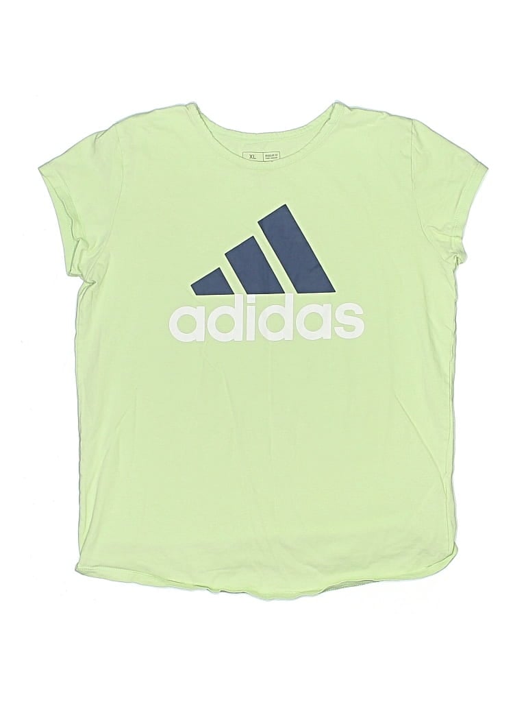 Pre-owned Adidas Originals Kids' Active T-shirt In Green