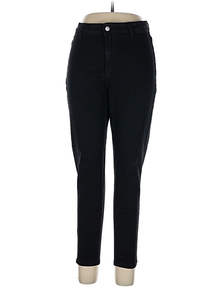 Pre-owned Shein Curve Jeggings In Black