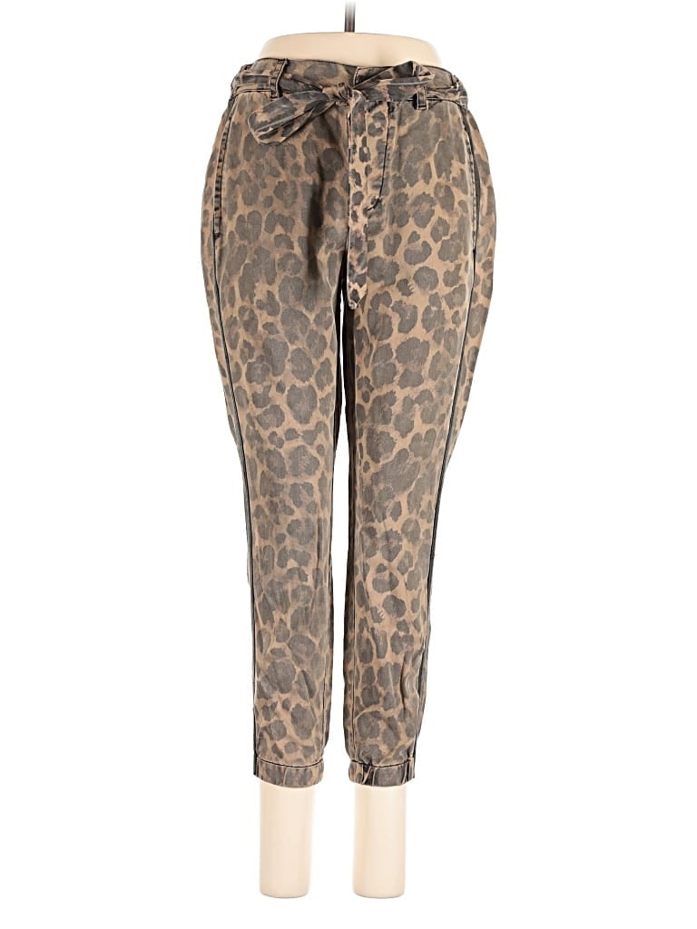 Pre-owned Pam & Gela Casual Pants In Brown