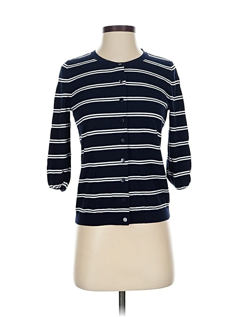 Pre-owned Talbots Cardigan Sweater In Blue