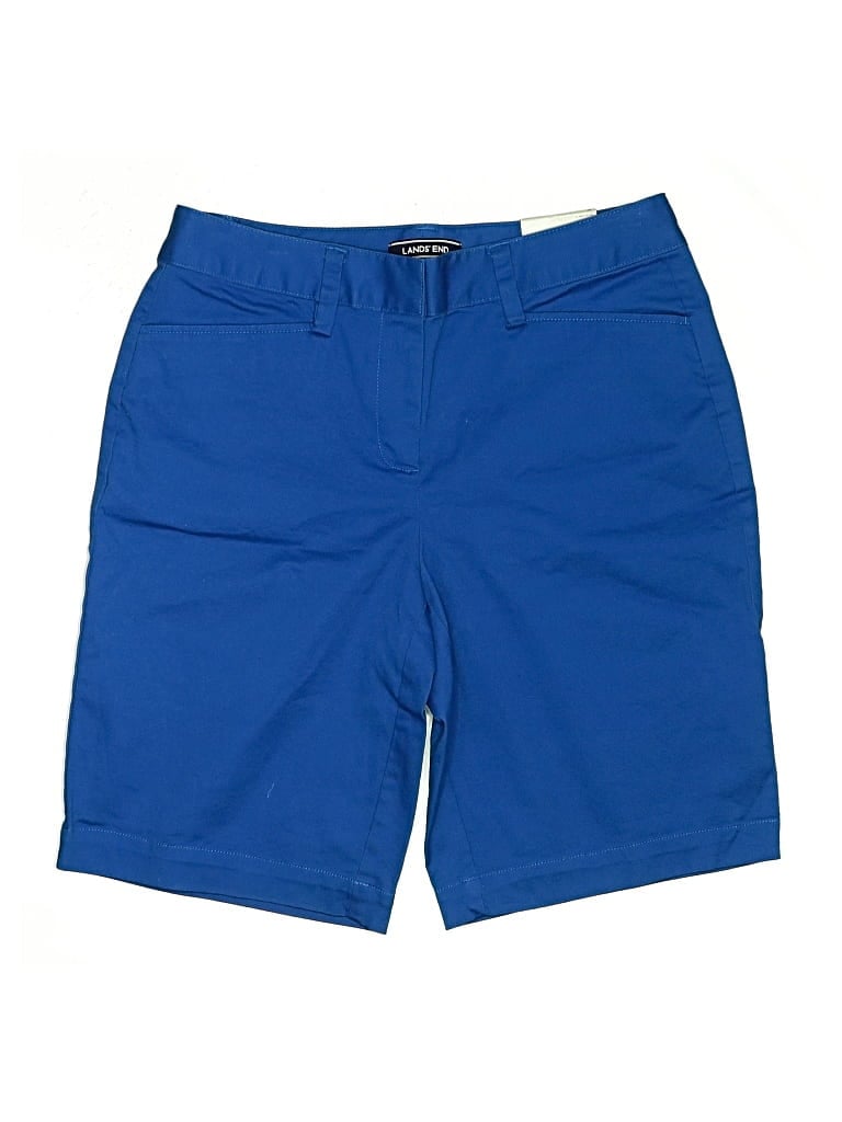 Lands' End Khaki Shorts In Blue