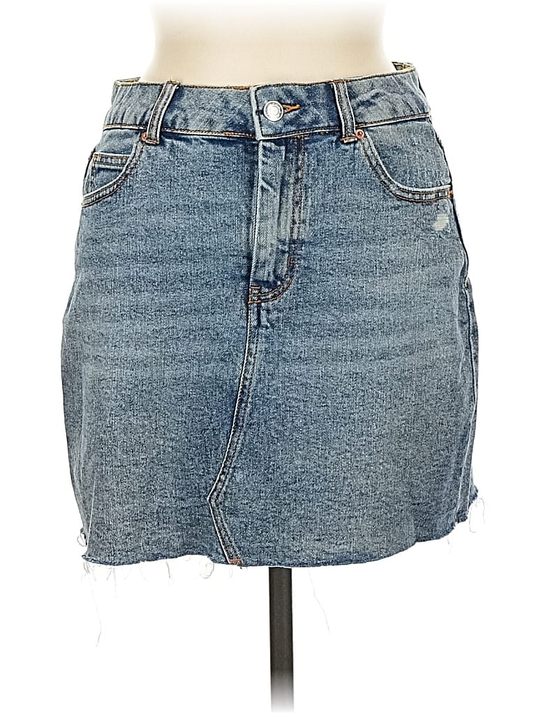 Pre-owned Wild Fable Denim Skirt In Blue