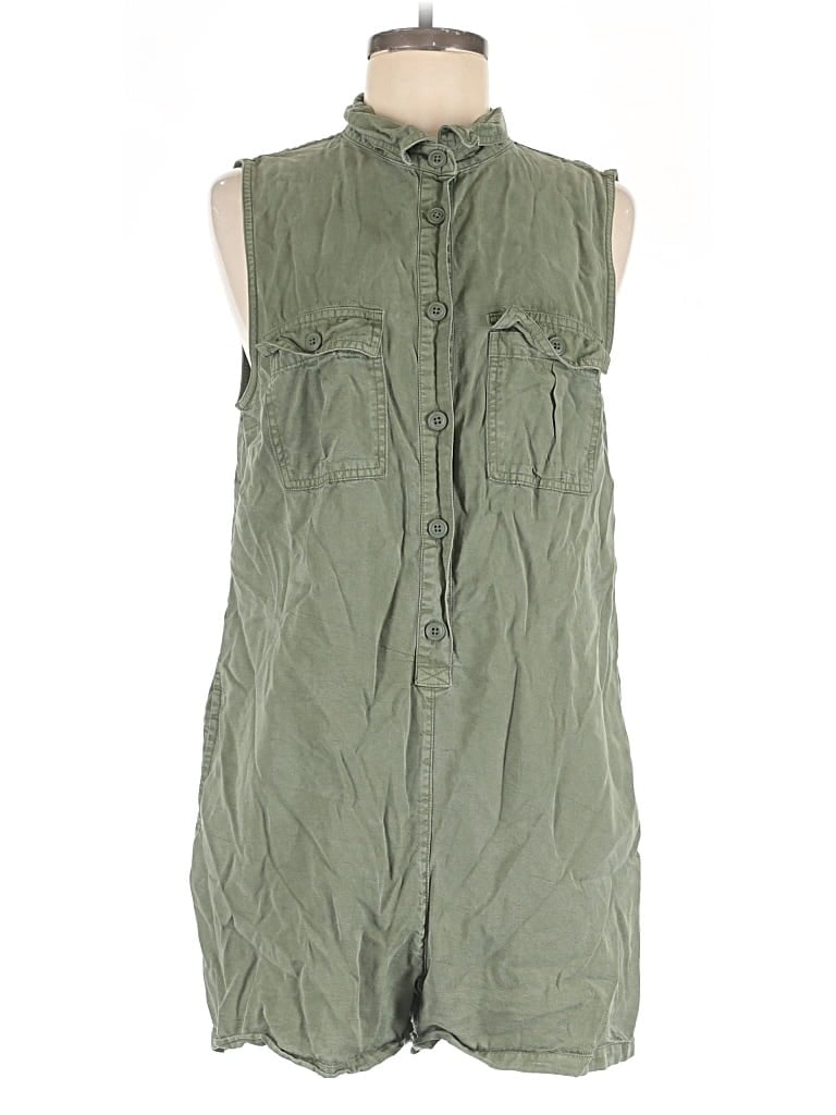 Pre-owned Aerie Romper In Green