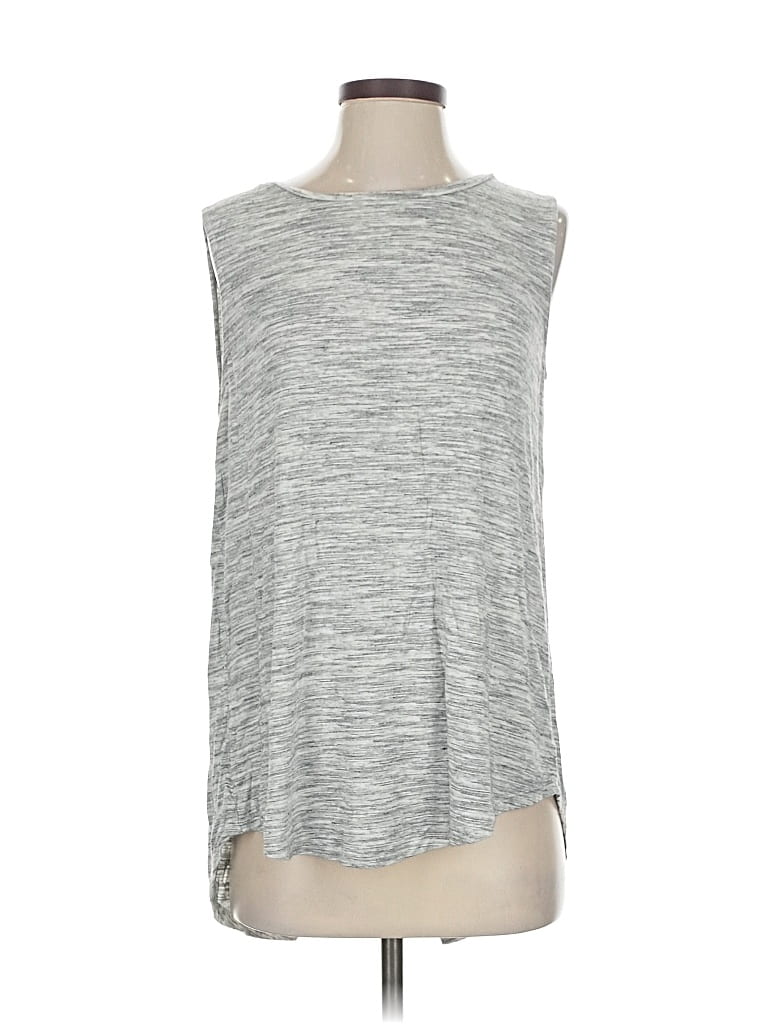 Pre-owned Old Navy Sleeveless Top Gray Boatneck Tops