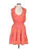 Unbranded Paisley Orange Cocktail Dress Size L - photo 1
