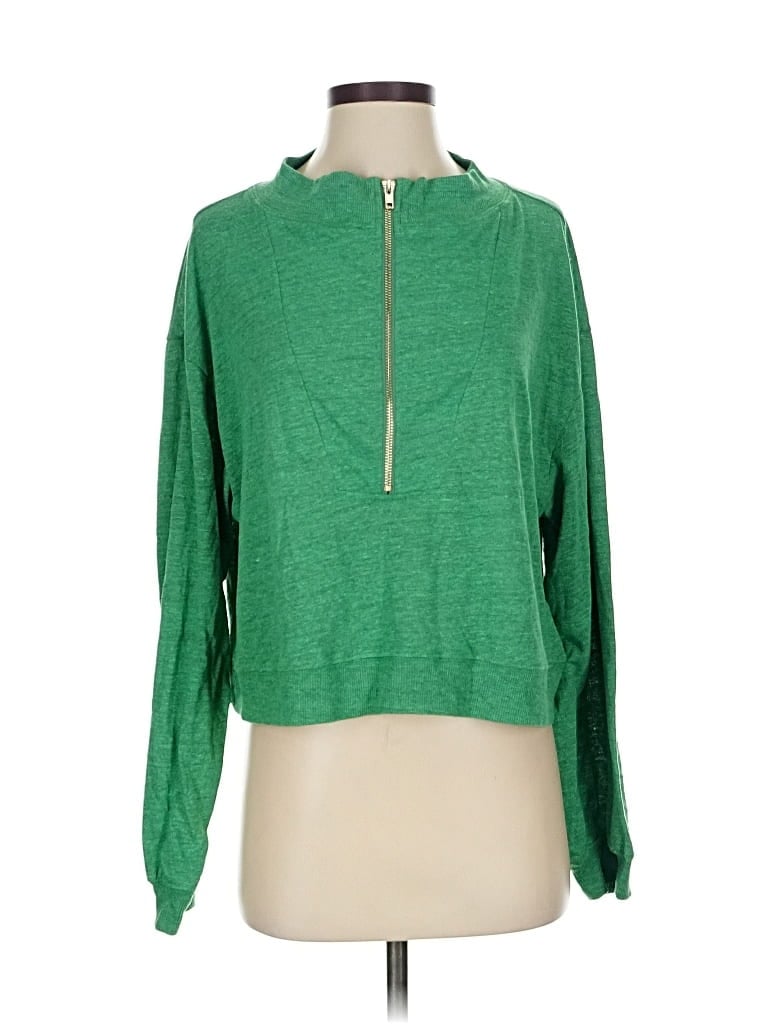 Pre-owned Chaser Pullover Sweater In Green