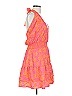 Unbranded Paisley Orange Cocktail Dress Size L - photo 4