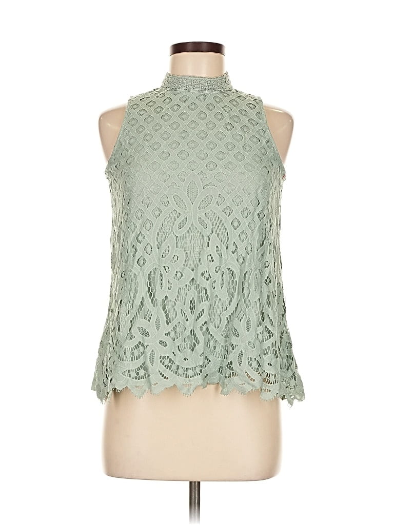 Pre-owned Rewind Sleeveless Blouse In Green