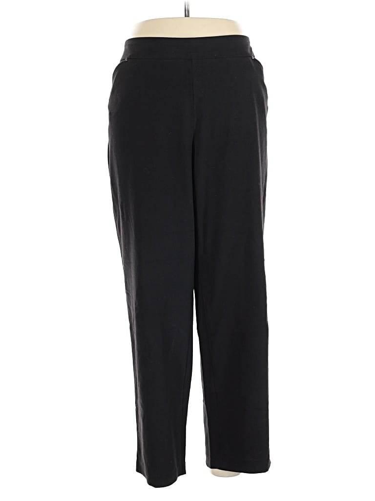 Pre-owned Roz & Ali Track Pants In Black