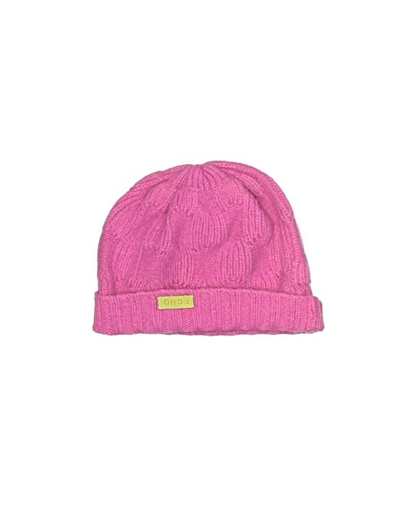 Click to view more detailed imagery on our partner's website Pre-owned Echo Kids' Beanie Hat In Pink