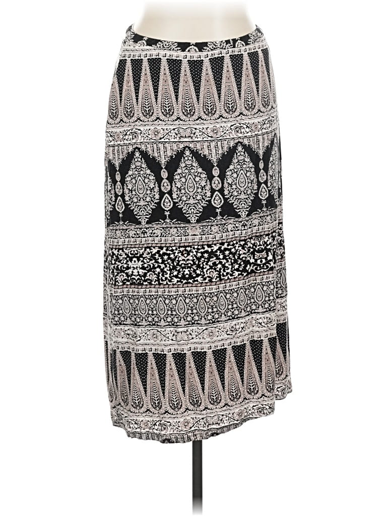 Pre-owned Bobeau Casual Skirt In Silver