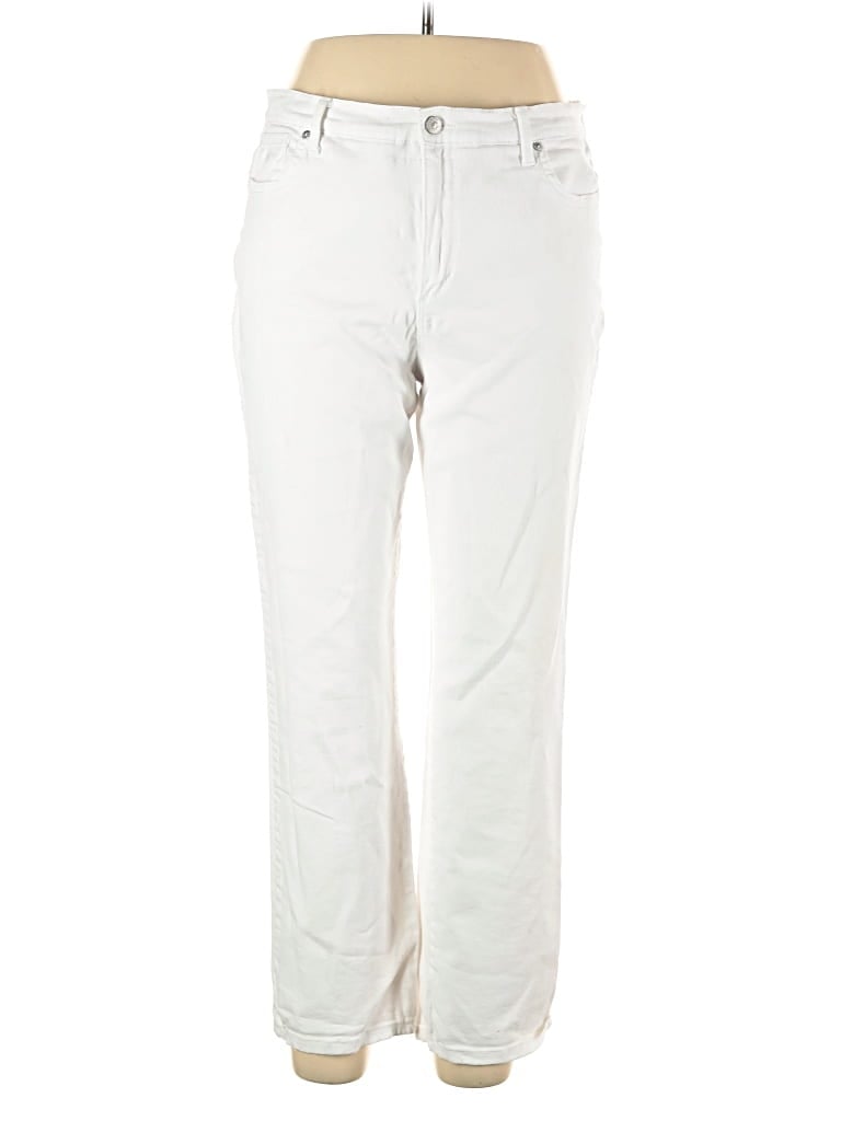 Pre-owned Gloria Vanderbilt Jeans In White