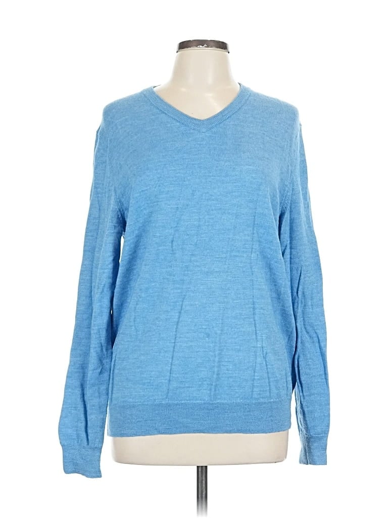 Click to view more detailed imagery on our partner's website Pre-owned Club Room Wool Pullover Sweater In Blue