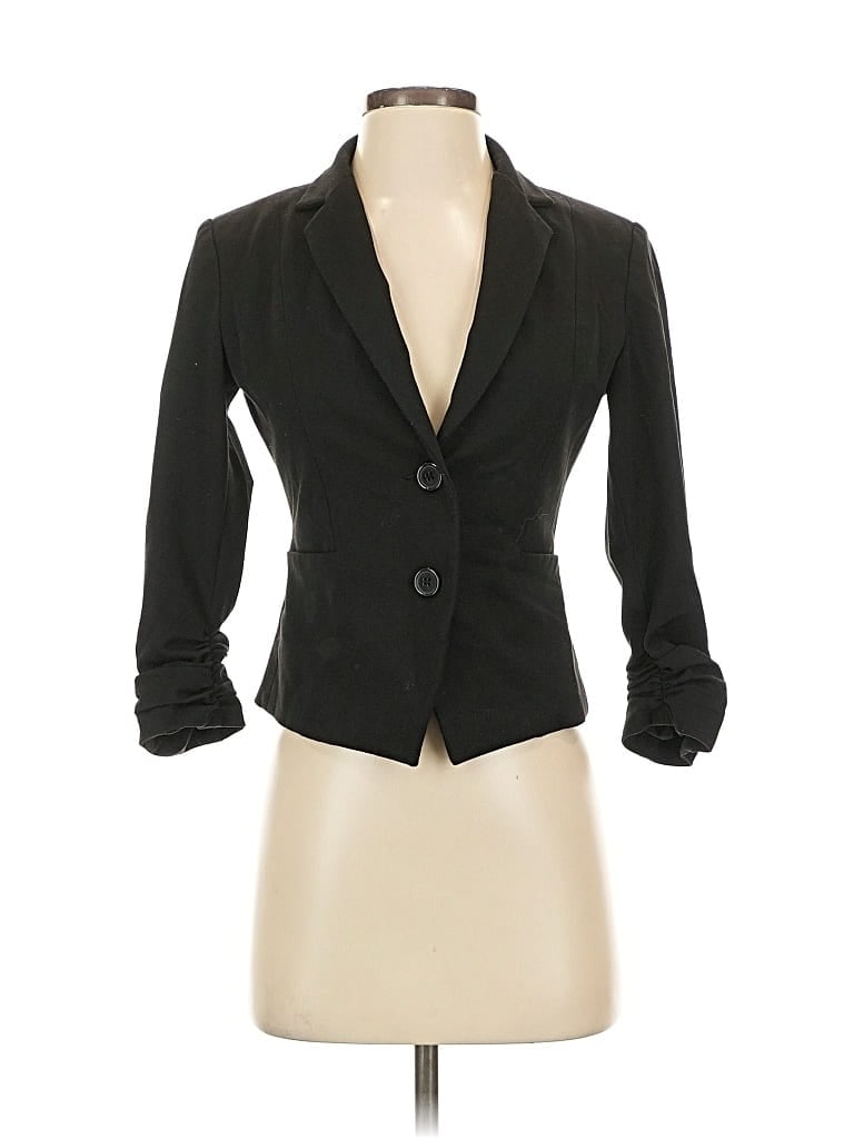 Pre-owned Express Blazer Jacket In Black