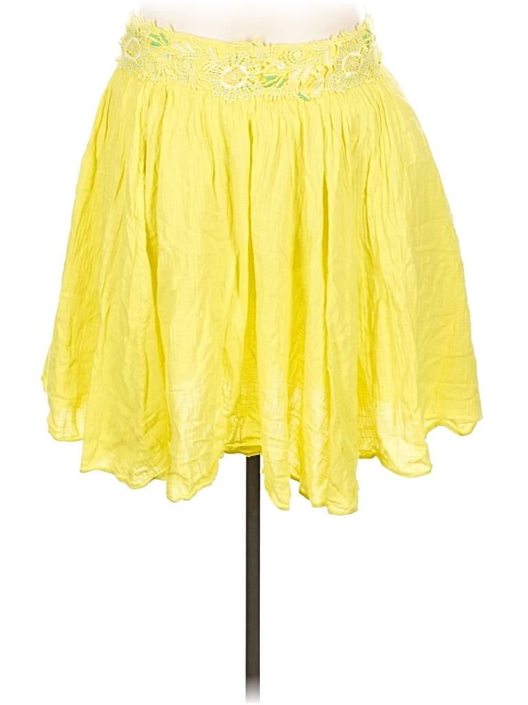 Pre-owned Floreat Casual Skirt In Yellow