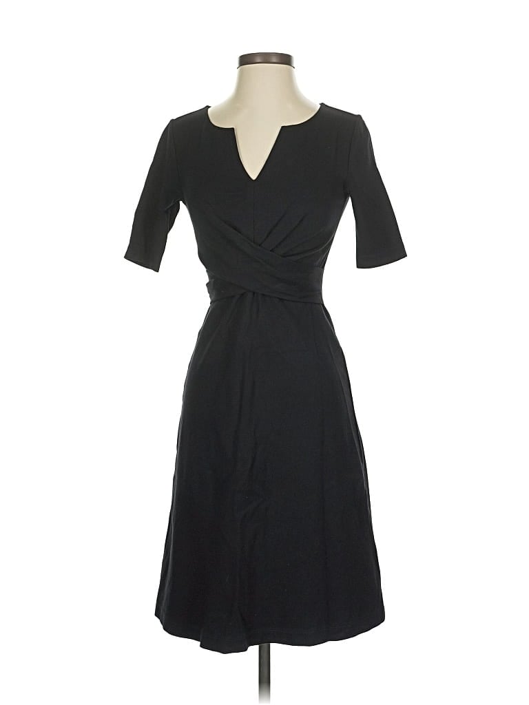 Pre-owned Lark & Ro Casual Dress In Black