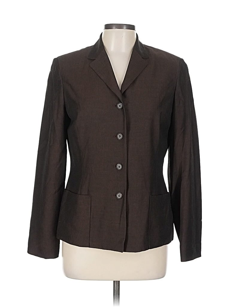 Pre-owned Ann Taylor Blazer Jacket In Brown