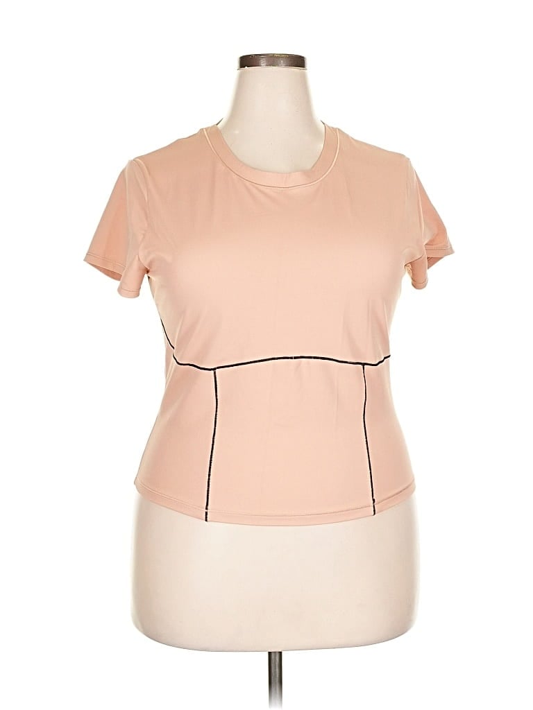 Pre-owned Victoria's Secret Short Sleeve T-shirt In Brown