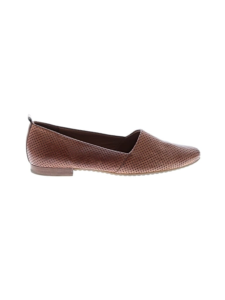 Pre-owned Paul Green Flats In Brown