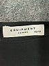 Equipment 100% Silk Black Long Sleeve Silk Top Size XS - photo 7