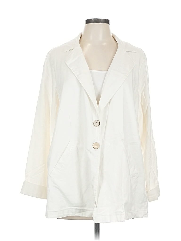 Pre-owned Torrid Blazer Jacket In White