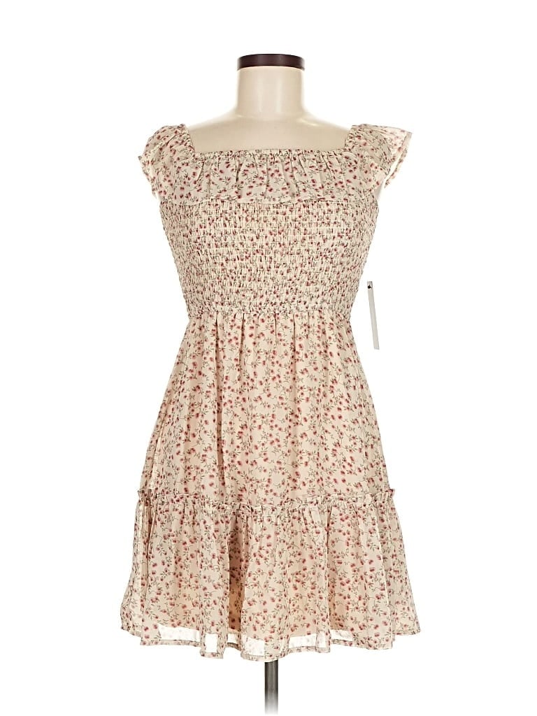 Pre-owned Lulus Casual Dress In Brown