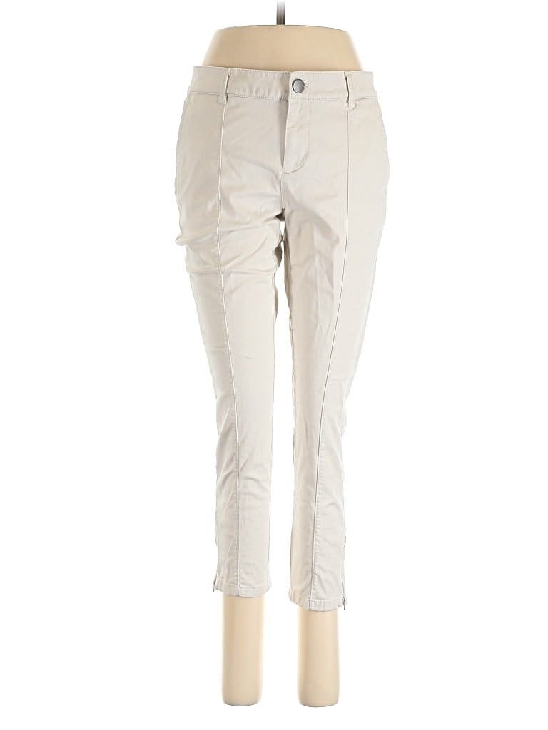 Pre-owned Jjill Khaki Pant In White