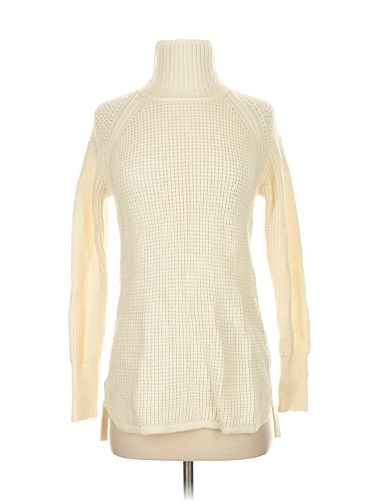 BANANA REPUBLIC Pre-owned Turtleneck Sweater In White