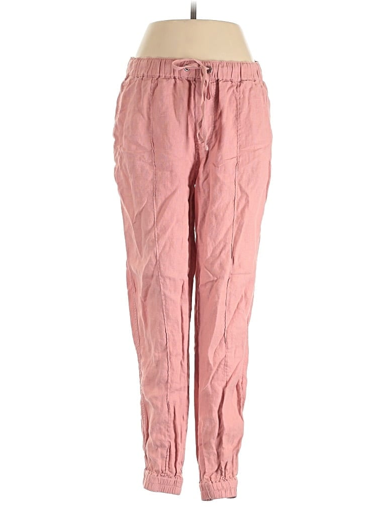 Pre-owned Cynthia Rowley Linen Pants In Pink