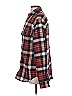 Rainforest Plaid Red Long Sleeve Button-Down Shirt Size S - photo 5