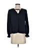 Current Air Blue Long Sleeve Blouse Size XS - photo 1