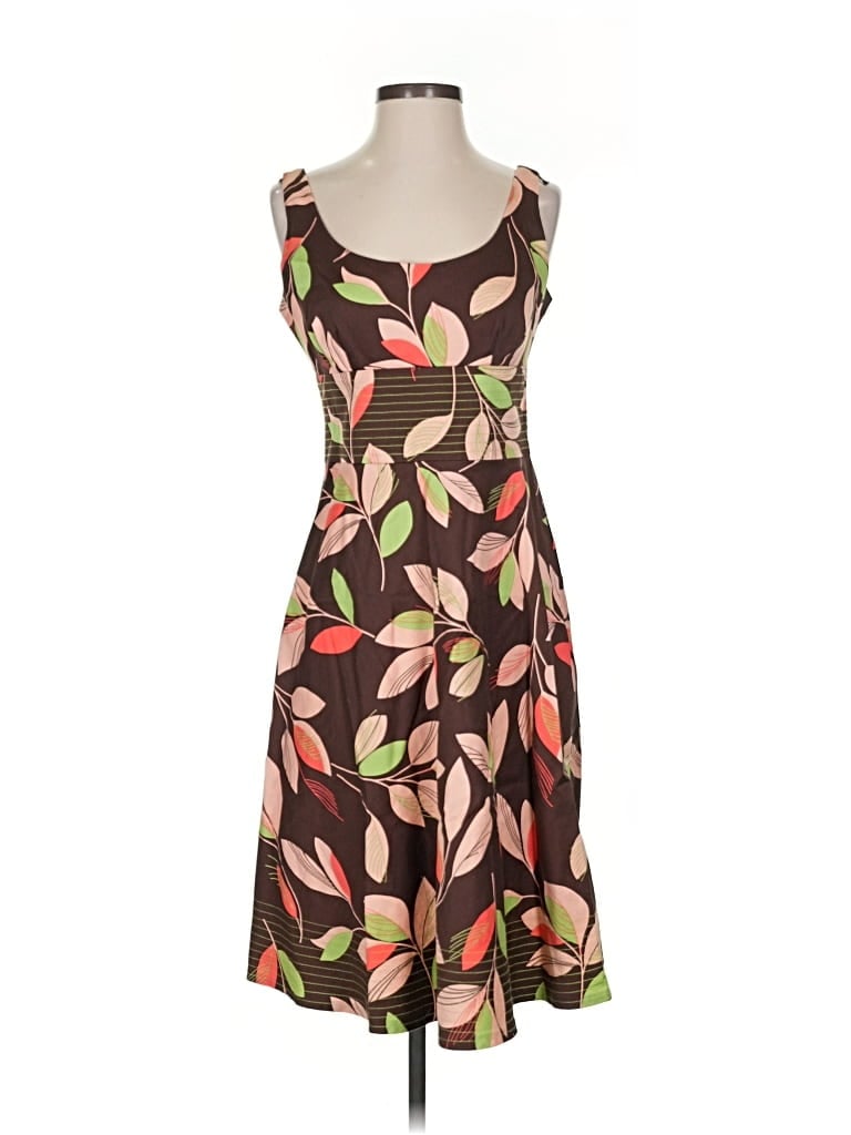 Pre-owned Dressbarn Cocktail Dress In Brown