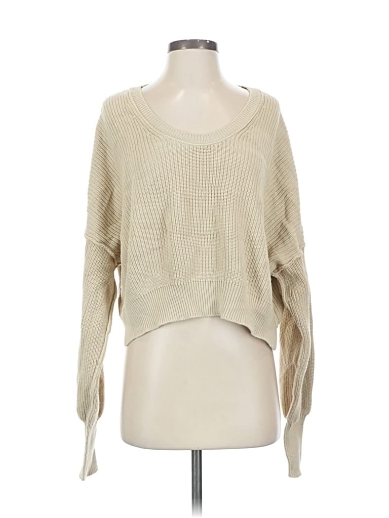 Pre-owned Aerie Pullover Sweater In Brown