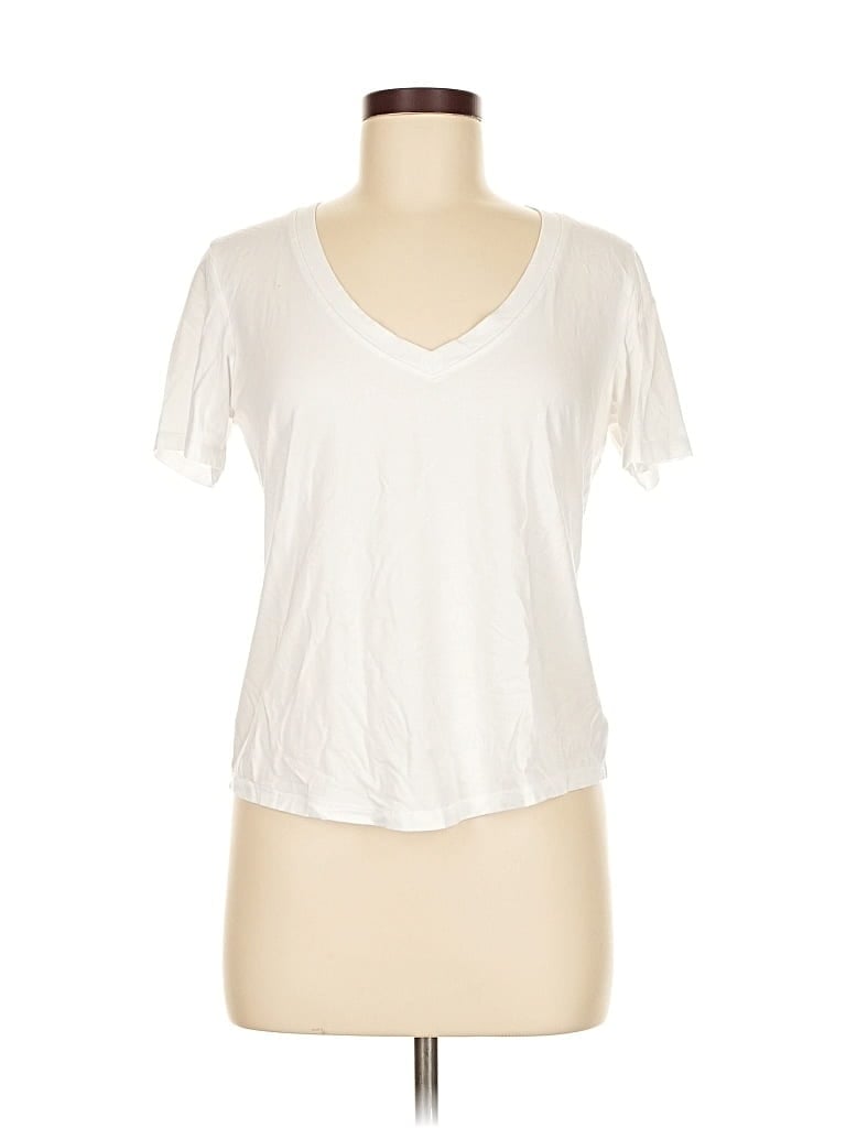 Pre-owned The Group By Babaton Short Sleeve T-shirt In White