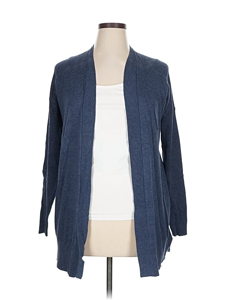 Pre-owned Lane Bryant Cardigan Sweater In Blue