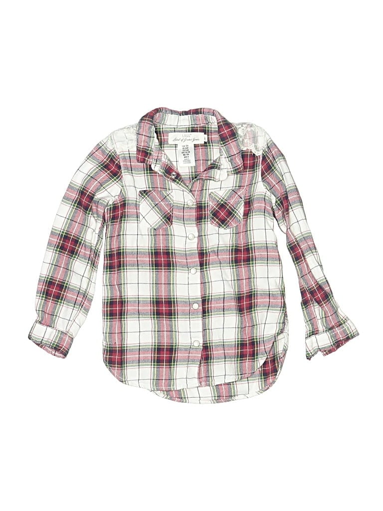 Pre-owned H&m L.o.g.g. Kids' Long Sleeve Button Down Shirt In Pink