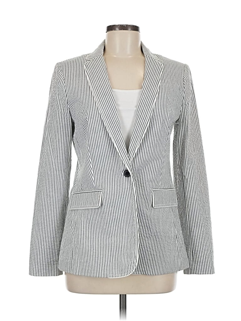 Click to view more detailed imagery on our partner's website Pre-owned Banana Republic Blazer Jacket In Gray