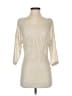 Express Metallic Ivory Pullover Sweater Size S - photo 1